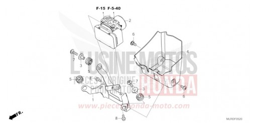 ABS MODULATOR CB500XAR de 2024
